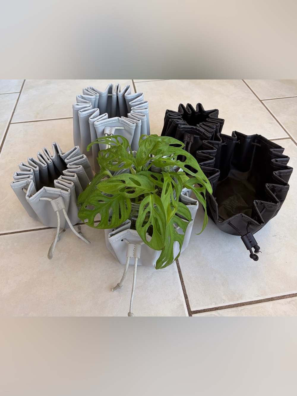 Tokyo Aoyama Flower Market Leather Pot  Cover Set of 5